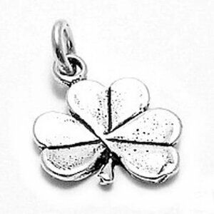 SHAMROCK CHARM IN STERLING SILVER